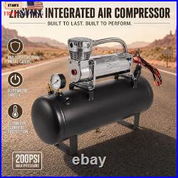 200PSI Heavy Duty Air Suspension on Board Air Compressor with 2 Gallon Tank NEW