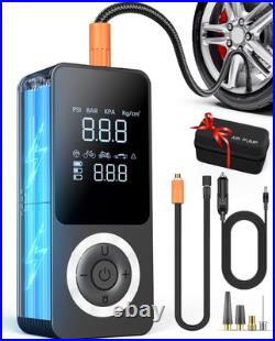 2026 Upgraded Tire Inflator Portable Air Compressor with 3X Fast Inflation, Auto