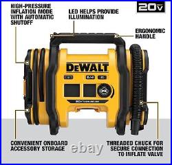 20V MAX Tire Inflator, Compact and Portable, Automatic Shut Off, Bare Tool Only