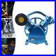21CFM 5HP 175 PSI Air Compressor Pump Motor Head Double Stage V-Style 2-Cylinder