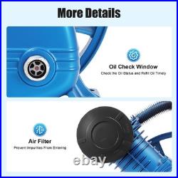 21CFM 5HP 175 PSI Air Compressor Pump Motor Head Double Stage V-Style 2-Cylinder