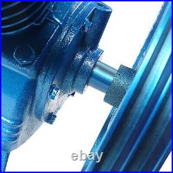 21CFM 5HP 175 PSI Air Compressor Pump Motor Head Double Stage V-Style 2-Cylinder