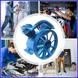 21CFM 5HP 175 PSI Air Compressor Pump Motor Head Double Stage V-Style 2-Cylinder