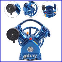 2200W 2 Stage 3HP 175PSI 2-Cylinder Pneumatic Air Compressor Motor Air Pump Head