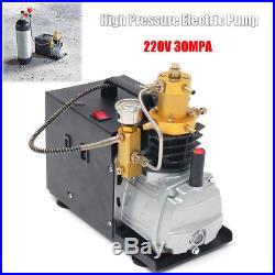 220V/50Hz 30MPA 4500PSI Electric Pump PCP Air Compressor for Airgun Scuba Rifle