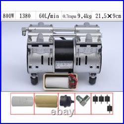 220V 550W-1100W Oil-free Silent Air Pump Pure Copper Air Compressor Head Motor