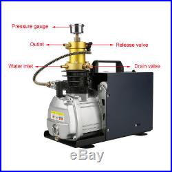 220V Automatic High Pressure 40Mpa Water Cooled Electric Air Pump Compressor New