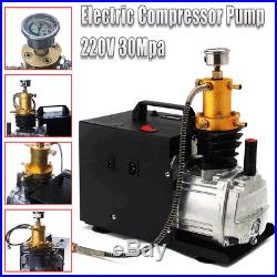 220V High Pressure Air Pump Electric PCP Air Compressor for Airgun Scuba Rifle