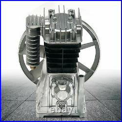 250L/min 3HP Piston Style Oil Lubricated Air Compressor Pump Motor Head+Silencer
