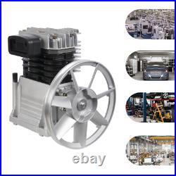 250L/min Air Compressor Pump 3HP Motor Head Piston Compressor Twin Cylinder