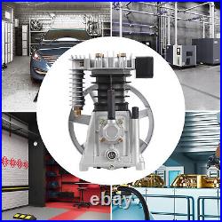 250L/min Air Compressor Pump 3HP Motor Head Piston Compressor Twin Cylinder