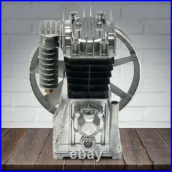2HP Air Compressor Pump 1.5KW Piston Twin Cylinder Air Compressor Head Pump Alu