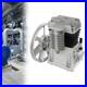 2HP Piston Air Compressor Pump Twin Cylinder Oil Lubricated Belt Drive Aluminum