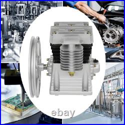2HP Twin Cylinder Air Compressor Head Pump Piston Type Air Compressor Pump 1500W