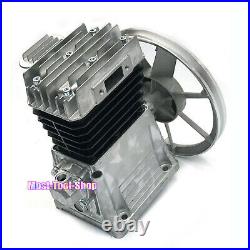2.2KW 3HP Piston Cylinder Air Compressor Pump Motor Head Air Tool &Silencer