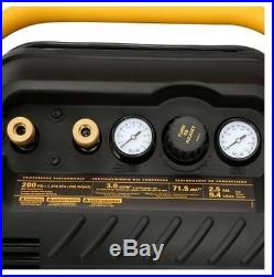2.5 Gallon Oil free pump 200 PSI Portable Dewalt Air Compressor