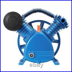 2-Cylinder Air Compressor Pump Motor Head Double Stage V-Style 21CFM 5HP 175 PSI