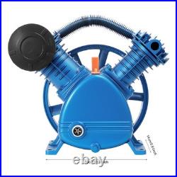 2-Cylinder Air Compressor Pump Motor Head Double Stage V-Style 21CFM 5HP 175 PSI