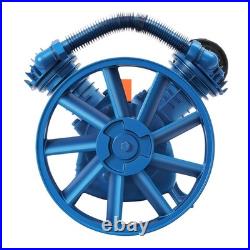 2-Cylinder Air Compressor Pump Motor Head Double Stage V-Style 21CFM 5HP 175 PSI