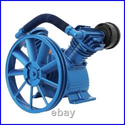 2-Cylinder Air Compressor Pump Motor Head Double Stage V-Style 21CFM 5HP 175 PSI