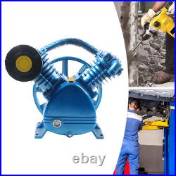 2-Cylinder Air Compressor Pump Motor Head Double Stage V-Style 21CFM 5HP 175 PSI