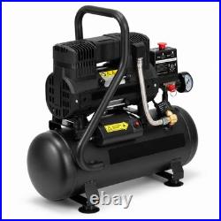 2 Gallon Oil-Free Air Compressor, 1.0HP, 100 PSI, Quiet 65dB, Portable & Lightwe