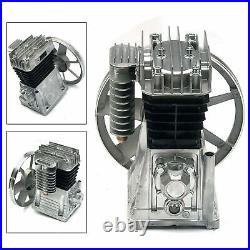 2 HP Twin Cylinder Replacement Air Compressor Head Pump Piston Type with Silencer