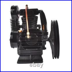 2 Stage Air Compressor Pump 3 Cylinder 15 SCFM 175 Max PSI TUE-50 10.5 Flywheel