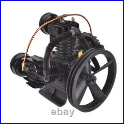 2 Stage Air Compressor Pump 3 Cylinder 15 SCFM 175 Max PSI TUE-50 10.5 Flywheel