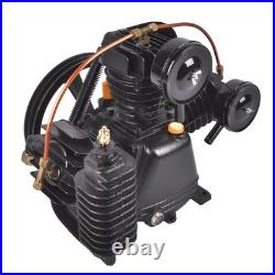 2 Stage Air Compressor Pump 3 Cylinder 15 SCFM 175 Max PSI TUE-50 10.5 Flywheel