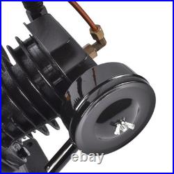 2 Stage Air Compressor Pump 3 Cylinder 15 SCFM 175 Max PSI TUE-50 10.5 Flywheel