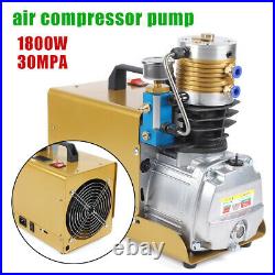 300BAR 4500PSI High Pressure Air Compressor PCP Airgun Scuba Air Pump 30MPA DE