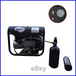 300Bar 4500PSI High Pressure Pump Air Compressor PCP Paintball 110V Portable