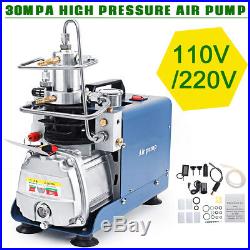 30MPA 110V/220V Electric Compressor PCP Air Pump High Pressure Pneumatic Airgun