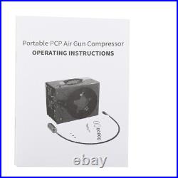 30MPA 4500PSI High Pressure Air Compressor Auto Stop Rifle HPA PCP Airgun Pump
