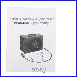 30MPA 4500PSI High Pressure PCP Air Compressor Auto Stop Rifle HPA Airgun Pump