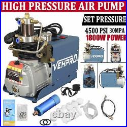 30MPA 4500PSI High Pressure System Air Compressor PCP Airgun Scuba Air Pump Kits