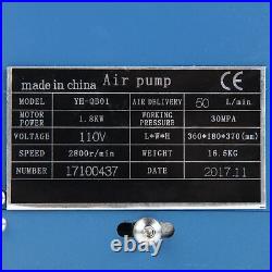 30MPa 110V Air Compressor Pump PCP Electric 4500PSI High Pressure YONG HENG