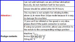 30MPa Air Compressor Pump 12V/110V PCP Electric 4500PSI High Pressure with SMPS
