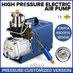 30MPa High Pressure Air Compressor Pump 110V PCP 4500PSI 80L/Min Auto Shut