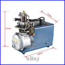 30MPa High Pressure Air Compressor Pump 110V PCP 4500PSI 80L/Min with Hand Pump