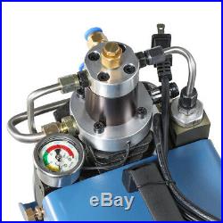 30MPa High Pressure Air Compressor Pump 110V PCP 4500PSI 80L/Min with Hand Pump