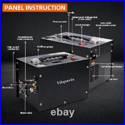 30Mpa/4500PSI 12V/110V/220V PCP Air Compressor Oil&Water-Free High Pressure Pump