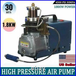 30Mpa 4500Psi High Pressure Air Compressor PCP Airgun Scuba Air Pump 110V US