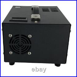 30Mpa/4500Psi PCP Air Compressor Manual-Stop High Pressure Built-in Fan 12V/110V