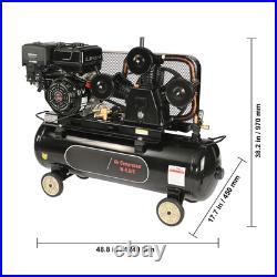 30 Gallon Gas Powered Air Compressor 15HP 33CFM@115PSI 115PSI Max Pressure