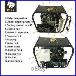 30 MPa 4500 PSI Auto Stop Air Compressor 110V Electric Pump for PCP Airgun Tanks