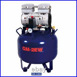 32L Dental Medical Air Compressor Silent Noiseless Air Compressor Oilless 115PSI