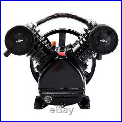 3HP 2 Piston V Style Twin Cylinder Air Compressor Pump Motor Head Air Tool New