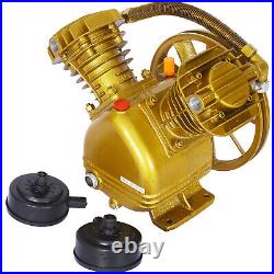 3HP Air Compressor Head Pump Dual-Cylinder 2 Piston 115PSI Cast Iron Replacehead